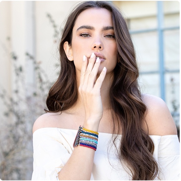 NWT - Plunder Bev Bravelet, 11 strands, multi-colored, adjustable leather snap - Picture 7 of 8